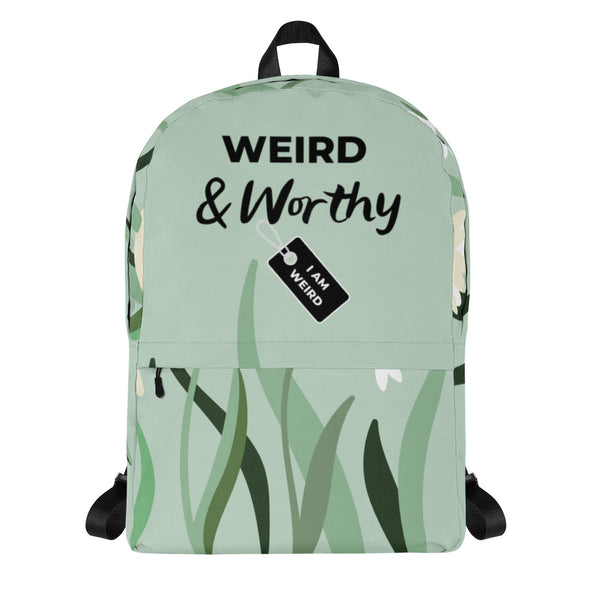 Weird & Worthy Backpack (Flowers)