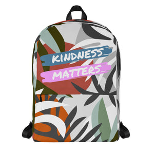 Kindness Matters Backpack (Flowers)