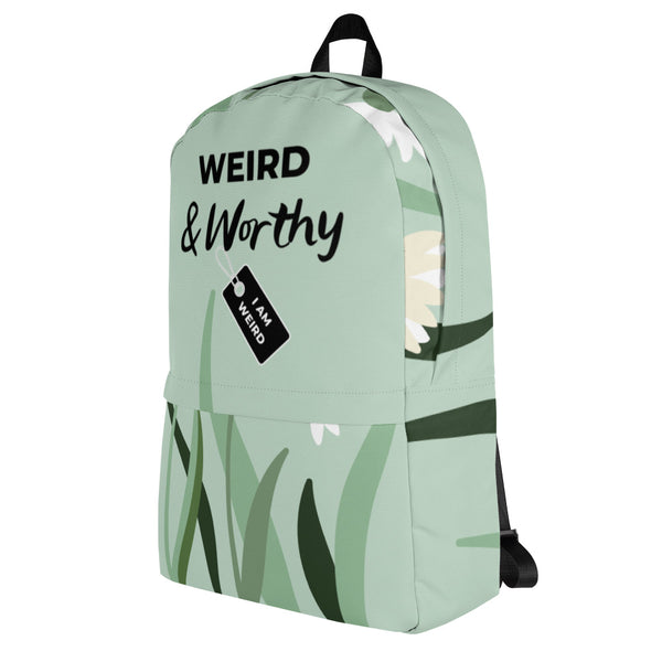 Weird & Worthy Backpack (Flowers)