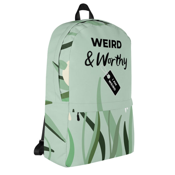 Weird & Worthy Backpack (Flowers)