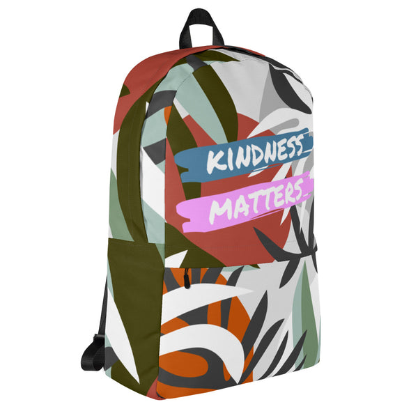 Kindness Matters Backpack (Flowers)