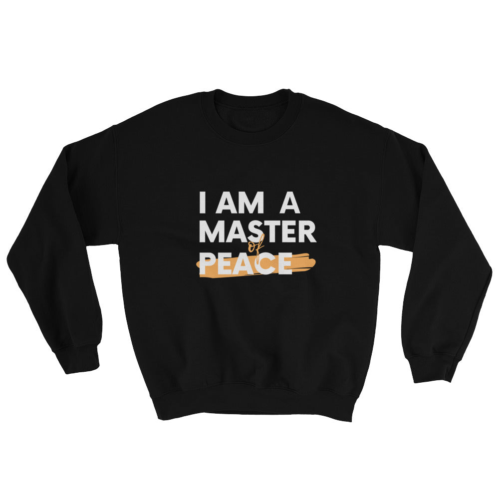 Master PEACE Sweatshirt (Black or Navy/Gold)