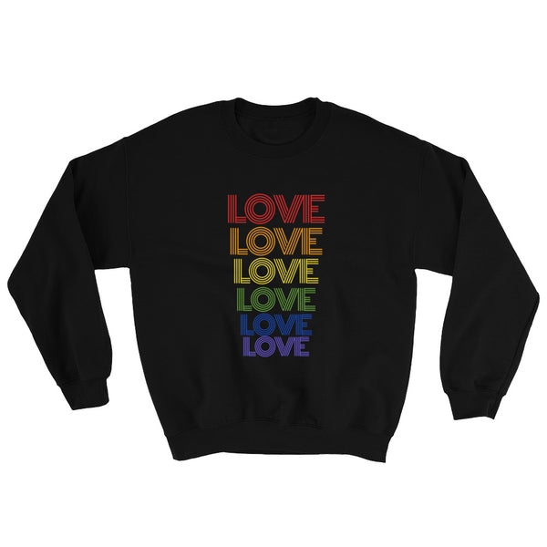 LOVE LOVE Sweatshirt (Black or Navy)