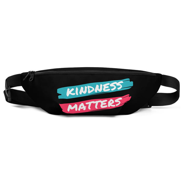 KINDNESS Matters Fanny Pack (Black/Teal)