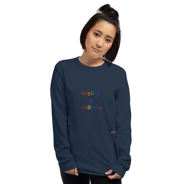 Weird & Worthy Long Sleeve Shirt (Rainbow Symbol)