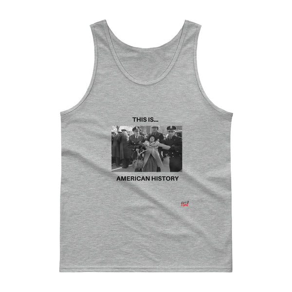 This is... America - White or Grey Tank Top (Police & Woman)