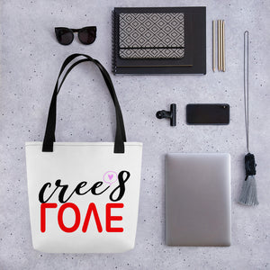 cree8LOVE Tote bag (White)