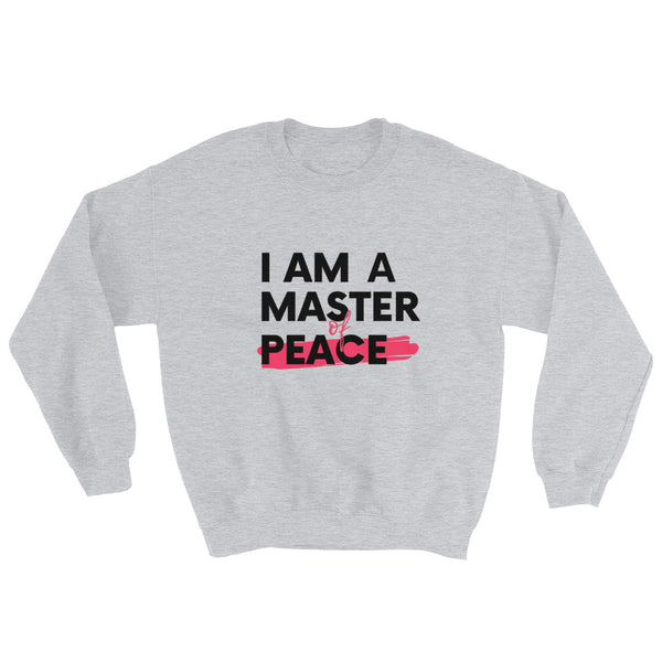 Master PEACE Sweatshirt (White or Grey/Pink)