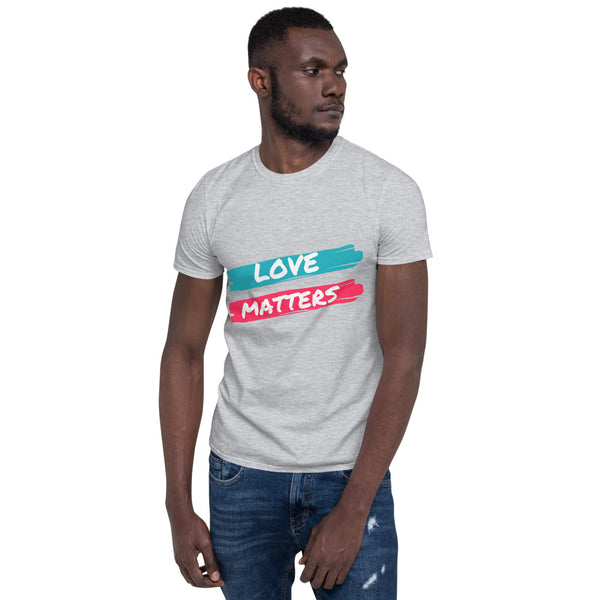 LOVE Matters Tee (Grey/Teal)