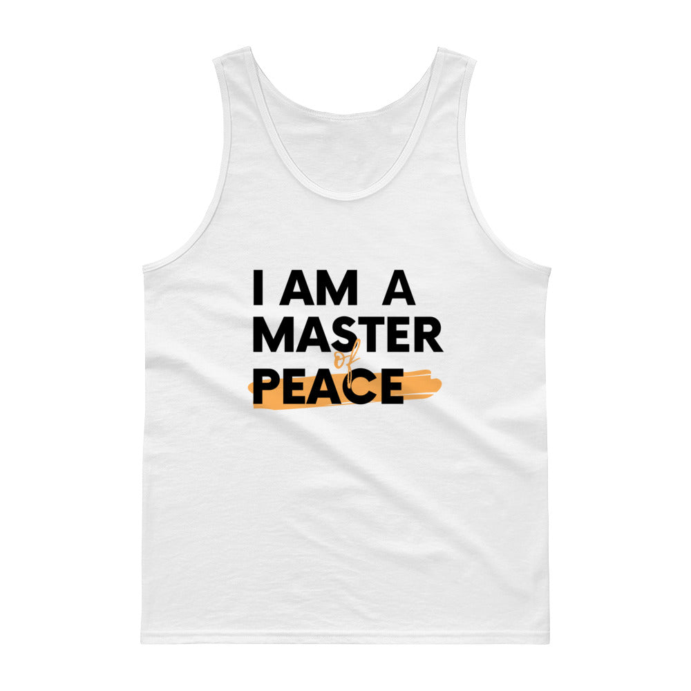 Master PEACE Tank Top (White or Grey/Gold)