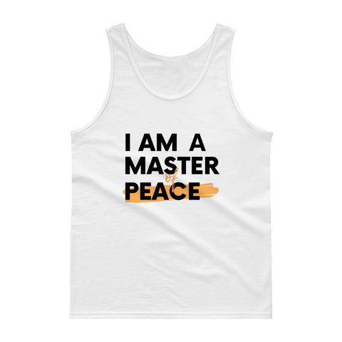 Master PEACE Tank Top (White or Grey/Gold)