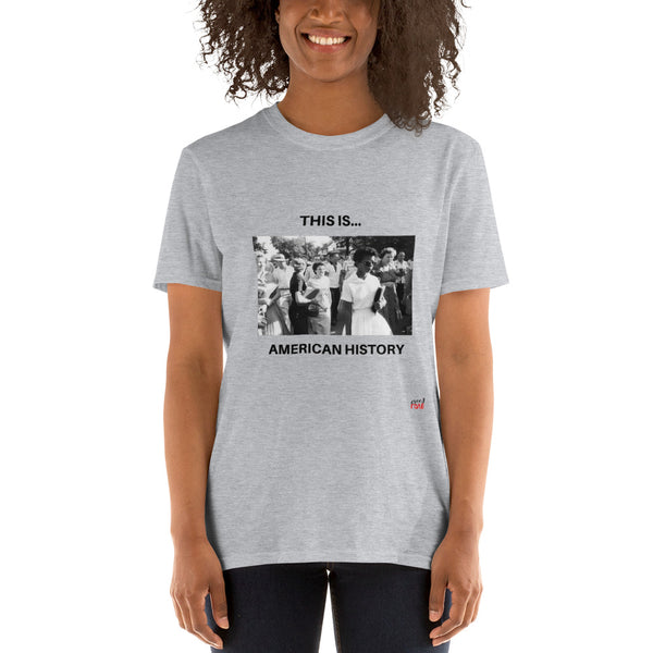 This is... America - White or Grey Short-Sleeve T-Shirt (School Girl)