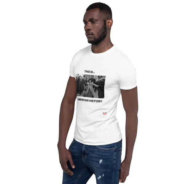 This is... America - White or Grey Short-Sleeve T-Shirt (Police & Woman)