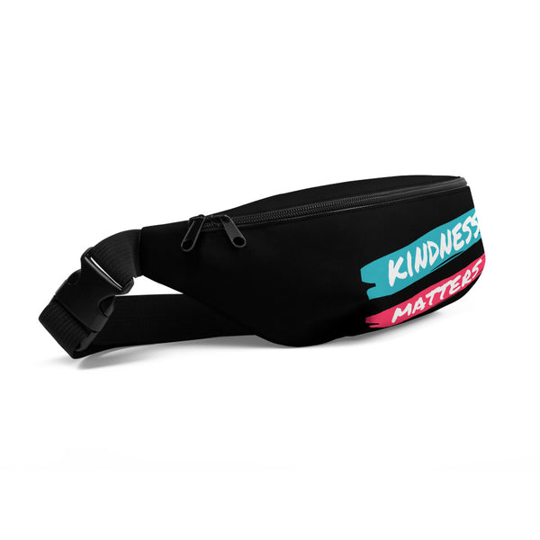 KINDNESS Matters Fanny Pack (Black/Teal)