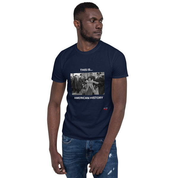 This is America - Short-Sleeve T-Shirt (Police & Woman)