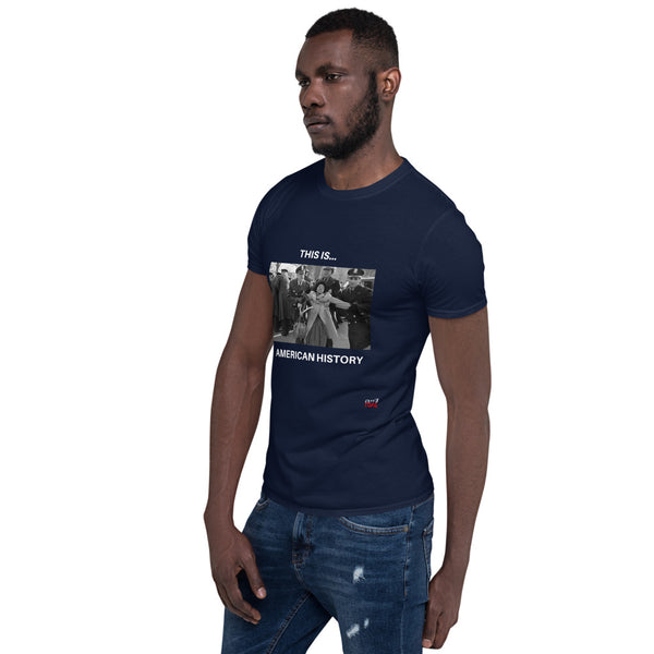 This is America - Short-Sleeve T-Shirt (Police & Woman)