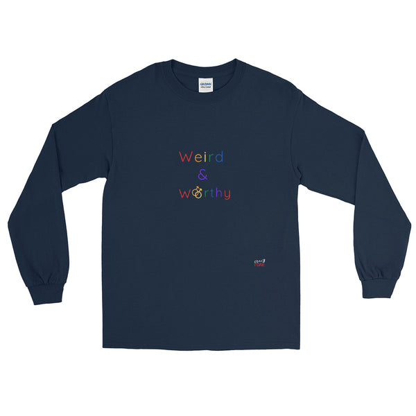 Weird & Worthy Long Sleeve Shirt (Rainbow Symbol)