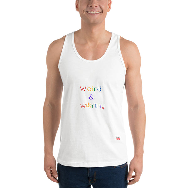 Weird & Worthy Tank Top (Rainbow Symbol)