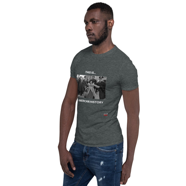 This is America - Short-Sleeve T-Shirt (Police & Woman)