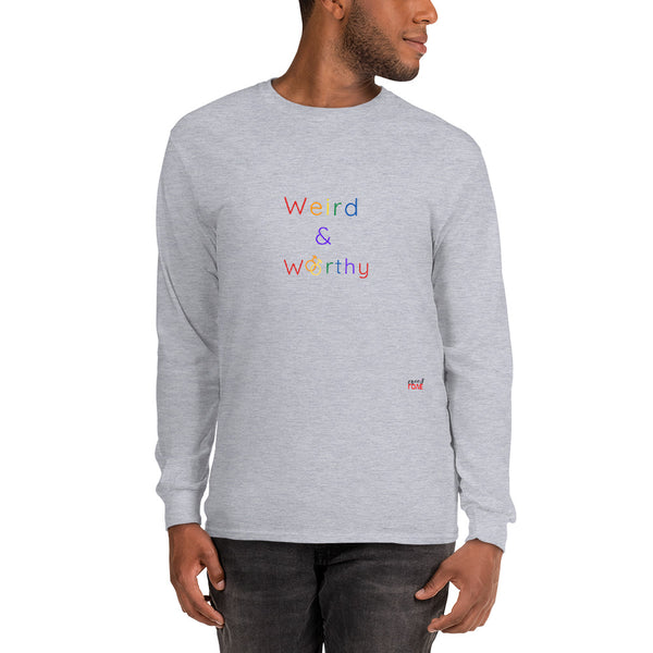 Weird & Worthy Long Sleeve Shirt (Rainbow Symbol)