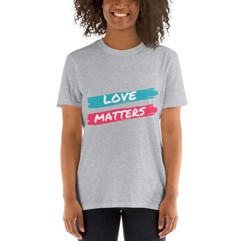 LOVE Matters Tee (Grey/Teal)