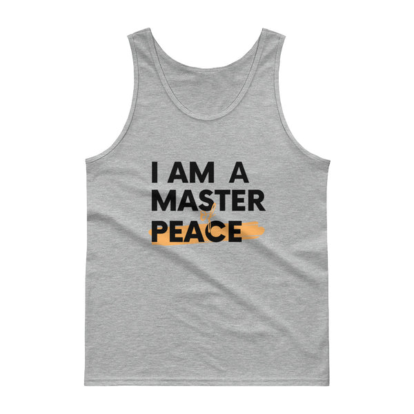 Master PEACE Tank Top (White or Grey/Gold)