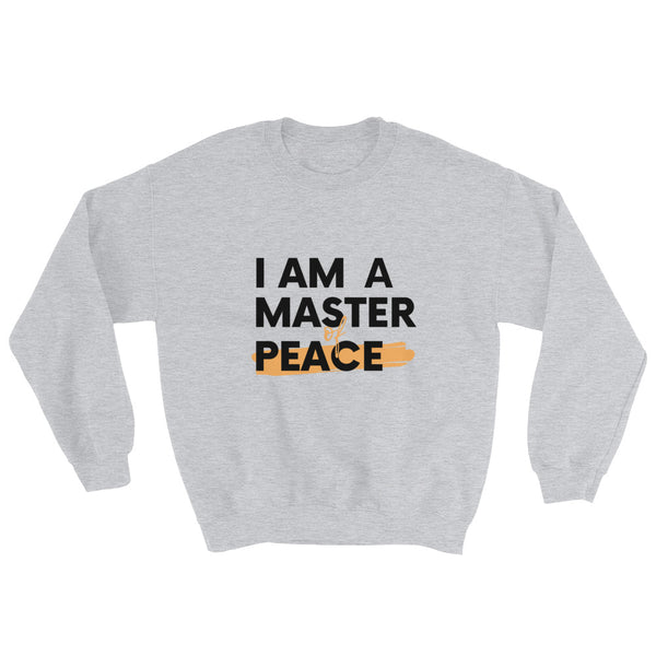 Master PEACE Sweatshirt (White or Grey/Gold)