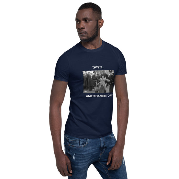 This is America - Short-Sleeve T-Shirt (Police & Woman)