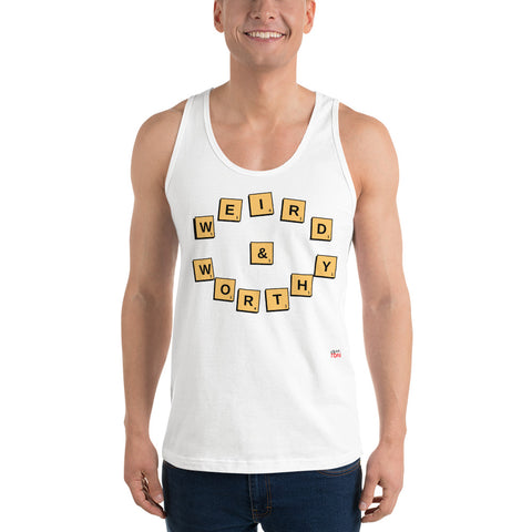 Weird & Worthy Tank Top (Scrabble)