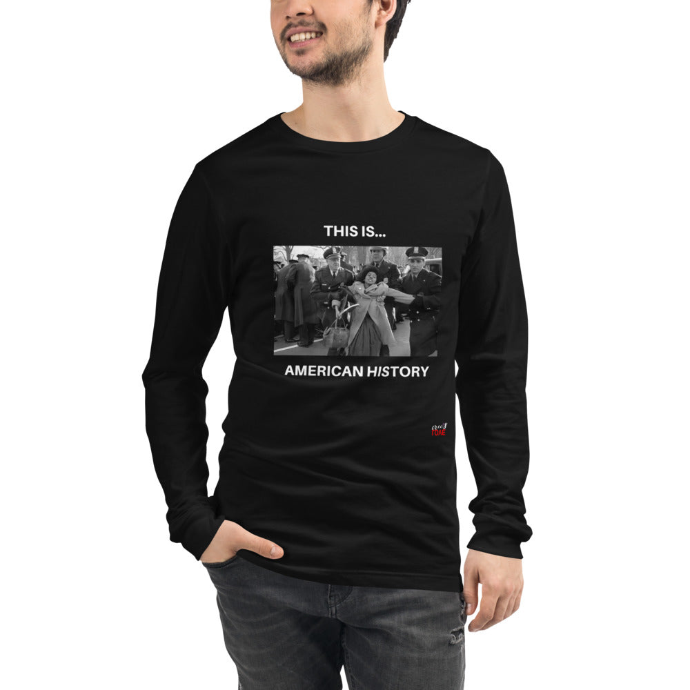 This is... America -  Long Sleeve Tee (Police & Woman)