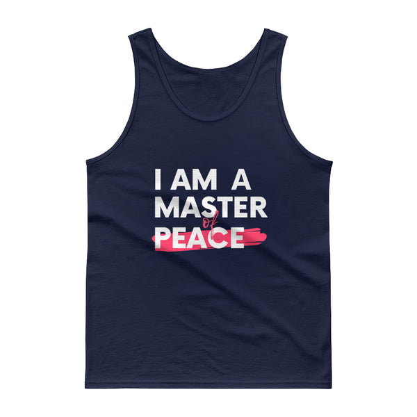 Master PEACE Tank Top (Black or Navy/Pink)