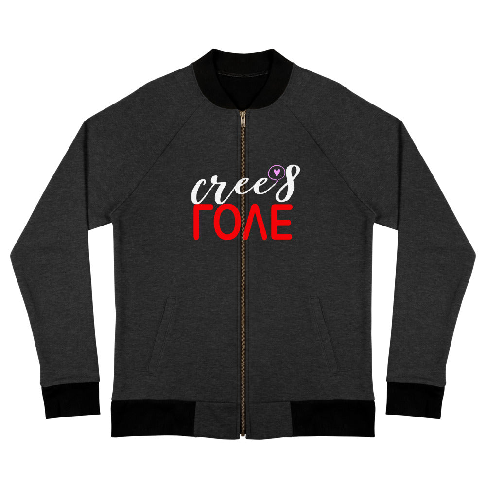 cree8LOVE Bomber Jacket (Grey)