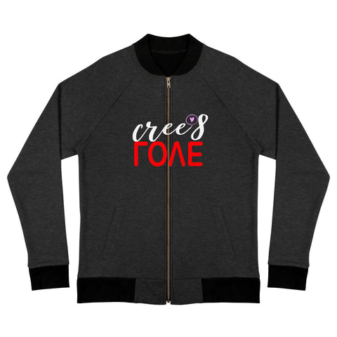 cree8LOVE Bomber Jacket (Grey)