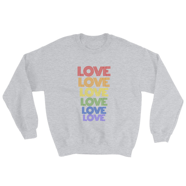 LOVE LOVE Sweatshirt (White or Grey)