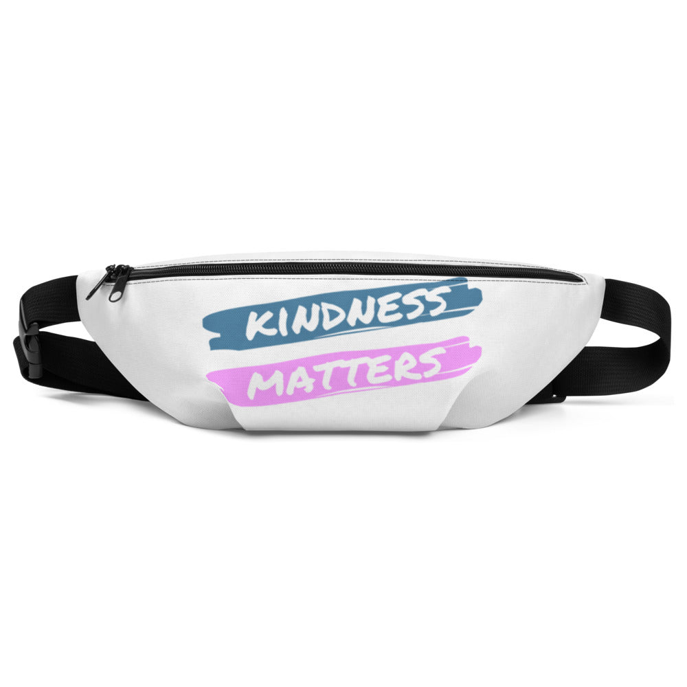 KINDNESS MATTERS Fanny Pack (White)