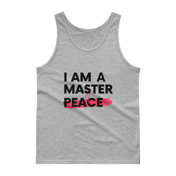 Master PEACE Tank Top (White or Grey/Pink)