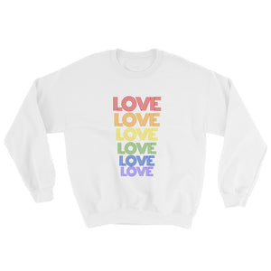 LOVE LOVE Sweatshirt (White or Grey)