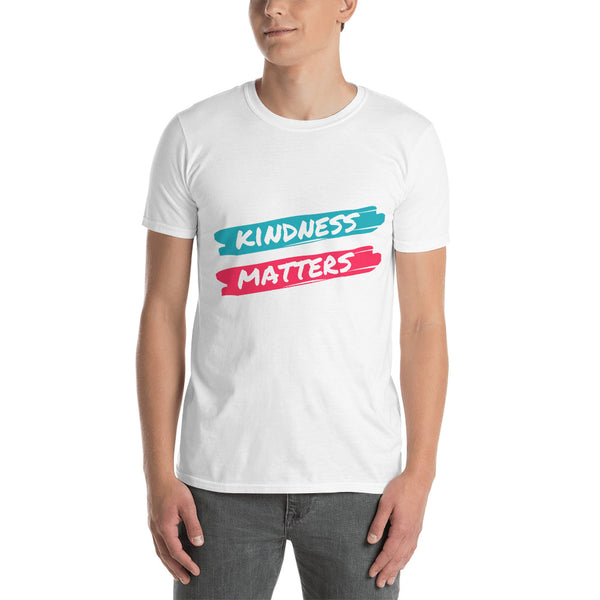 KINDNESS MATTERS Tee (White/Teal)